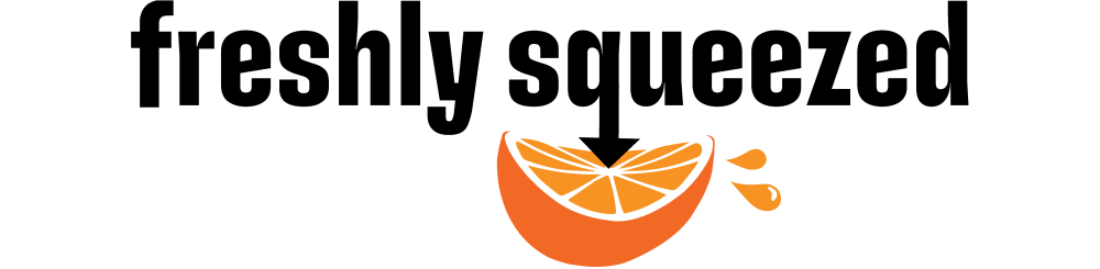 Freshly Squeezed logo, dark